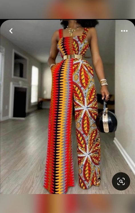 African Print Jumpsuit, Ankara Jumpsuit, Afrikaanse Mode, African Inspired Clothing, Cami Jumpsuit, African Fashion Modern, African Inspired Fashion, African Print Dresses, Ankara Dress