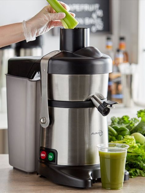 Starting the day right by getting in a ton of fruits and veggies is made easier when you have a juicer accessible! These commercial juicers stand up to heavy-duty and high-volume use. Make your favorite juice recipes with a commercial juicer! Commercial Juicer, Juice Blends, Juice Machine, Bar Equipment, African Symbols, Smoothie Bar, Commercial Kitchen Equipment, Juice Extractor, Life Vision