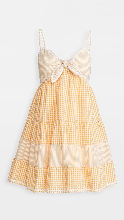 Summer Day Dresses, English Factory, Baby Doll Dress, Dress Yellow, China Fashion, Babydoll Dress, The English, Outfits Casuales, Out Of Style