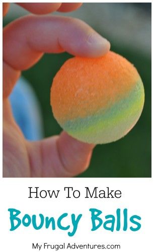 I posted this one last year but it is just so fun and so easy I had to mention it again.  If you have little people you probably know how much they love bubbles. Well you can actually make bubble s... Summer Crafts, Bouncy Balls, Summer Crafts For Kids, E Mc2, Fun Craft, Camping Crafts, Childrens Crafts, Easy Crafts For Kids, How To Make Homemade