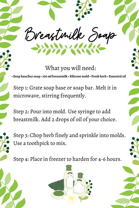 Diy Breastmilk Soap, Breast Milk Soap Recipe, Breast Milk Recipes, Breast Milk Uses, Breastmilk Lotion, Breastmilk Uses, Breastmilk Recipes, Breast Milk Soap, Breastmilk Soap