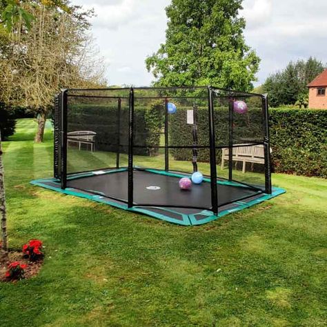 Sunken Trampoline | How to install | Capital Play UK Kota Masa Depan, Sunken Trampoline, Backyard Kids Play Area, Wildlife Garden, Dream Life House, Backyard Playground, Backyard Play, Dream House Rooms, Kids Play Area