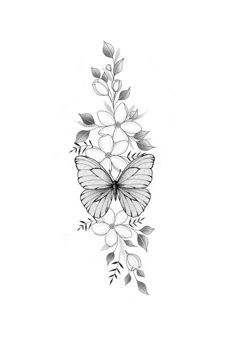 280+ Beautiful Ribbon Tattoo Ideas and Designs (2023) - TattoosBoyGirl Fineline Tattoo Ideas Forearm, Butterfly Flower Hand Tattoo, Butterfly With Flowers Tattoo For Women, Top Arm Tattoo Women, Butterfly Half Sleeve Tattoo, Butterfly And Flowers Tattoo, Floral Butterfly Tattoo Design, Dotwork Tattoo Mandala, Butterfly With Flowers