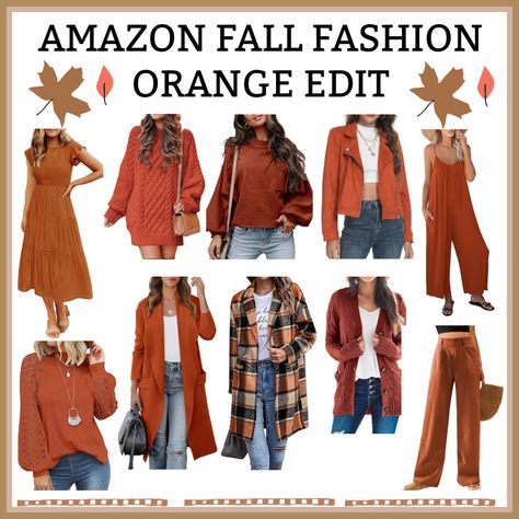 Burnt Orange Jacket Outfit Fall, Orange Plaid Jacket Outfit, Rust Shacket Outfit, Burnt Orange Outfits Female, Rust Jacket Outfit, Rust Cardigan Outfit Fall, Burnt Orange Jacket Outfit, Burnt Orange Cardigan Outfit, Rust Sweater Outfit