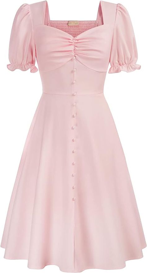 Cottage Dress, 1950s Party, Cottagecore Dresses, Sweetheart Neckline Dress, Vintage Party Dresses, Sunday Dress, Tea Party Dress, Cottagecore Dress, Formal Party Dress