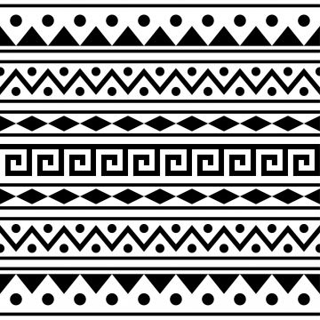 aztec pattern motifs ethnic seamless pattern vector in black and white color Ethnic Wallpaper, Art Chicano, Tattoo Black And White, Motif Art Deco, Aztec Art, Tattoo Black, Abstract Geometric Art, Textile Pattern Design, Wallpaper Black