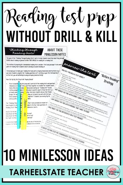 Bulletin Board Printables, Staar Test Prep, Test Prep Strategies, Reading Test Prep, Close Reading Strategies, Act Prep, Test Taking Strategies, Reading Motivation, Reading Test