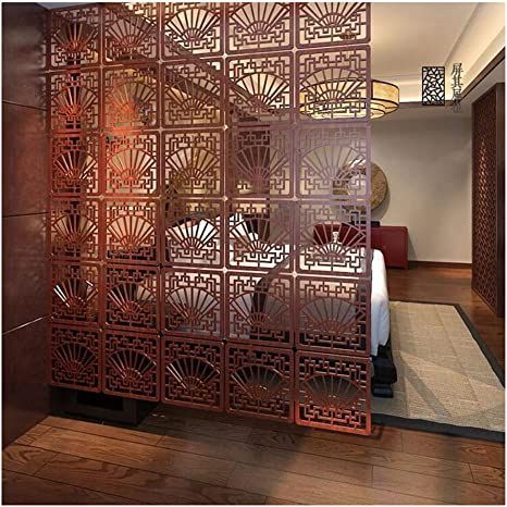 Etlegor DIY Room Divider Partitions Separator Hanging Decorative Panel Screens Chinese Style Screen Partition Hollow Carving Hanging Room Divider Partition Wall Dividers for Home Decoration Room Divider Ideas Diy, Room Dividing, Wall Partition Design, Hanging Room Dividers, Diy Room Divider, Divider Wall, Partition Design, Wooden Wall Hangings, Partition Wall