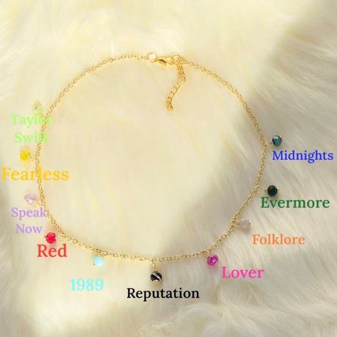 Taylor Swift Present Ideas, Taylor Swift Necklace, Taylor Swift Gifts, Swiftie Bracelets, Taylor Version, Taylor Swift Tickets, Swift Bracelets, Bored Jar, Taylor Outfits