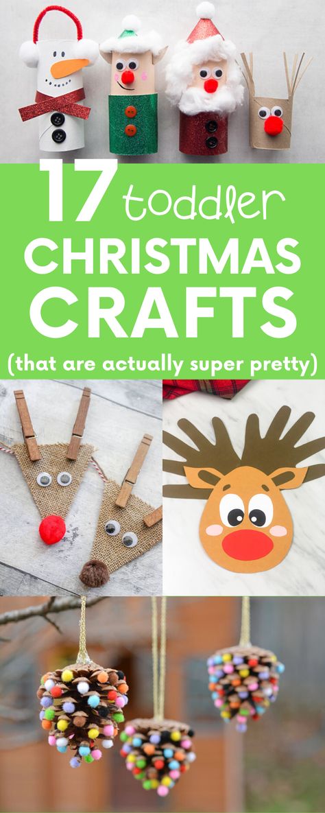 Beautiful Christmas Crafts, Toddler Christmas Crafts, Easy Diy Christmas Crafts, Diy Christmas Crafts For Kids, Winter Crafts For Toddlers, Christmas Activities For Toddlers, Crafts For Toddlers, Diy Christmas Crafts, Christmas Crafts For Toddlers