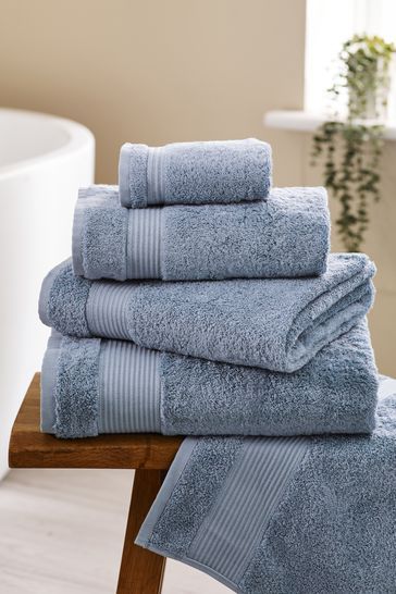 Blue Bathroom Towels, Colour Meaning, Blue Bath Towels, Purple Towels, Bathroom Stuff, Large Bath, Blue Corn, Egyptian Cotton Towels, Blue Bath