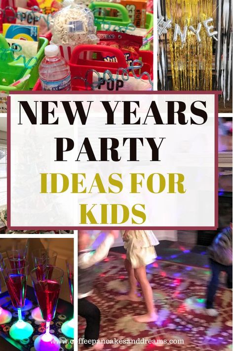 New Year Eve Kids Activities, Nye Activities, New Years With Kids, New Years Eve Party Ideas Food, Family New Years Eve, New Years Eve Traditions, New Year's Eve Crafts, Kids New Years Eve, New Year's Eve Activities