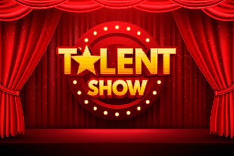 Got Talent Poster, Talent Show Poster Ideas, Talent Show Background, Talent Show Decorations Stage Ideas, Show Background, Talent Show Poster, Talent Show Decorations, Talent Show Ideas, Kids Talent