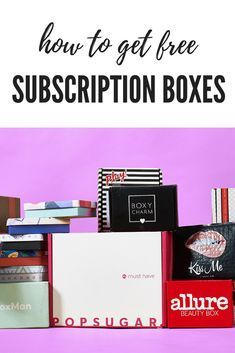 "How do I get free subscription boxes like you?" After 5 years, and thousands of free boxes, I put together a how-to list! #subscriptionbox #subscriptionboxes Cheap Subscription Boxes, Free Subscription Boxes, Free Sample Boxes, Subscription Box Business, Get Free Stuff Online, Couponing For Beginners, Freebies By Mail, Free Samples By Mail, Best Subscription Boxes