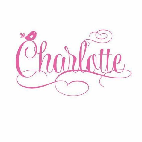 Charlotte Charlotte Tattoo, Ambigram Tattoo, Fancy Cursive, Baby Name Tattoos, Fonts Cursive, Tattoo Fonts Cursive, Mouse Tattoos, Tattoos With Kids Names, Tattoo For Son