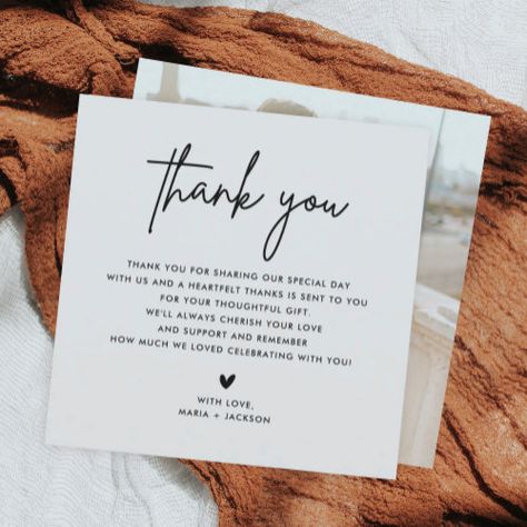 Wedding Thank You Wording, Post Wedding Checklist, Thank You Card Examples, Wedding Thank You Messages, Wedding Thank You Cards Wording, Thank You Card Wording, Wedding Note, Wedding Wording, Wedding Notes