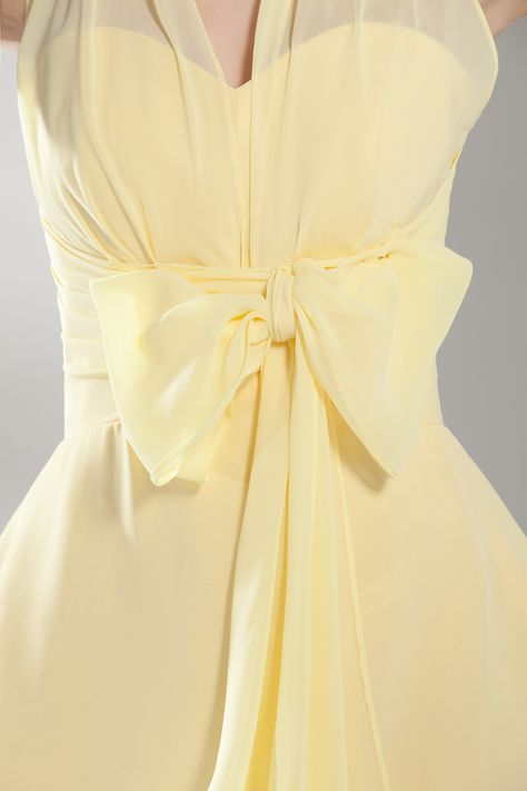 Pale Yellow Bridesmaid Dresses, Lemon Chiffon, Yellow Bridesmaid Dresses, Sleeveless Bridesmaid Dresses, Yellow Bridesmaids, Cute Wedding Dress, Baby Yellow, Fall Wedding Dresses, Pastel Yellow