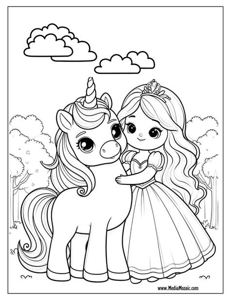 Princess Images Free Printable, Princess Coloring Sheets Free Printable, Printable Princess Coloring Pages, Princess For Coloring, Unicorn Colouring Sheet, Princess Colouring Pages, Unicorn Coloring Pages Free Printable, Unicorn Colouring Pages, Colouring Sheets For Kids