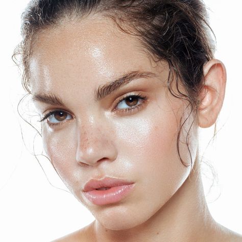 Why Face Gloss Is the New Beauty Product You Want In Your Life | Brit + Co Coffee Facial, Glowing Radiant Skin, Luscious Hair, Home Remedies For Hair, Mascara Facial, Dewy Skin, Beauty Shoot, Skin Complexion, Natural Beauty Tips