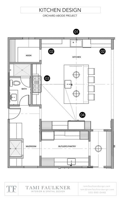 Pantry Off Kitchen Layout, Walk In Pantry With Appliances, Wierd Kitchen Layout, Mcgee House Floor Plan, Mudroom Architecture, Mudroom Floorplan, Kitchen With Butlers Pantry Layout, Column Kitchen, Kitchen Plans Layout