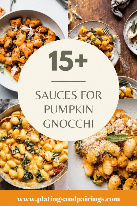 Wondering what the best sauces for pumpkin gnocchi are? There are so many great options! From brown butter sauce to creamy alfredo, and more! Here are some of the BEST pumpkin gnocchi sauces to try tonight! Brown Butter Pumpkin Gnocchi, Pumpkin Gnocchi With Sage Butter Sauce, Pumpkin Gnocchi With Sausage, Butternut Squash Gnocchi Sauce, Butter Sauce For Gnocchi, Pumpkin And Sage Gnocchi, Pumpkin Gnocchi Recipes Trader Joes, Pumpkin Gnocchi With Chicken, Pumpkin Gnocchi Sauce Recipes