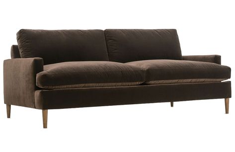 | Robin Bruce Furniture Brown Velvet Couch, Fabric Bed Headboard, Leather Cocktail Ottoman, Club Furniture, Leather Bed Headboard, Fabric Sectional Sofas, Velvet Couch, Couch Fabric, Sectional Sleeper Sofa