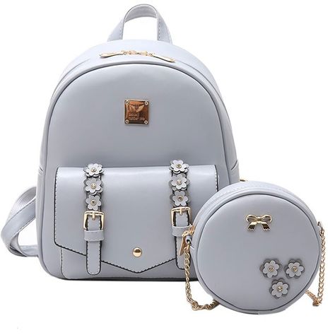 I like this! Sweet Girl's Small Stereo Flowers Bag Gift Circular Mini Shoulder Bag PU Backpack only $34.99 from ByGoods.com! Girly Backpacks, Sac Michael Kors, Stylish School Bags, Cute Mini Backpacks, Mini Mochila, Backpack Free, Girly Bags, Women Leather Backpack, Stylish Backpacks