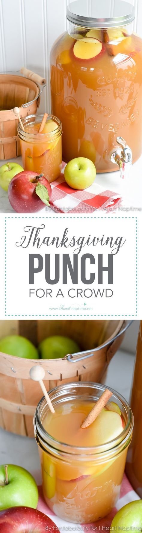 Punch For A Crowd, Thanksgiving Punch, Diy Easy Recipes, Thanksgiving Treats, Fall Drinks, Thanksgiving Feast, Think Food, Punch Recipes, Thanksgiving Menu