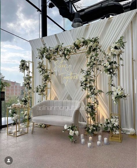 Engagement Stage Decoration, Nikah Decor, Reception Stage Decor, Wedding Stage Decor, Reception Backdrop, Wedding Reception Backdrop, Wedding Background Decoration, Desi Wedding Decor, Dream Wedding Decorations