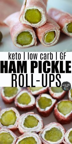 Ham And Pickle, Pickle Roll Ups, Ham Roll Ups, No Carb Snacks, Keto Recipes Dinner, Roll Ups, Low Carb Snacks, Low Carb Keto Recipes, Trail Mix