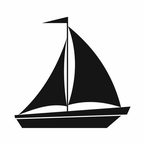 Boat Icon Design, Boat Clipart, Boat Png, Boat Icon, Boat Silhouette, Yatch Boat, Boat Vector, Bear Fishing, Logo Youtube