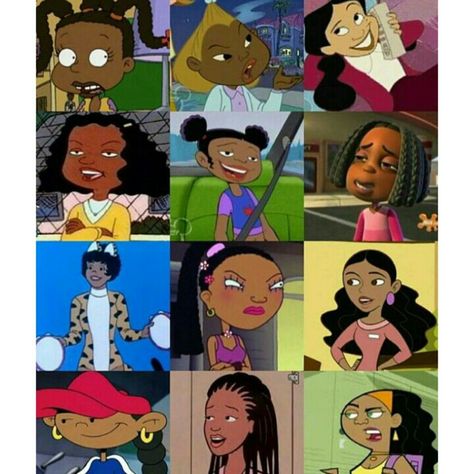 the girl from Jimmy Neutron!! and the Ashleys chick...AND...best of all...CODE NAMED KIDS NEXT DOOR!! Black Characters Tv Shows, Iconic Black Characters, Black Characters Cartoon, Wtnv Aesthetic, Black Cartoons, Girl Cartoon Characters, Black Cartoon Characters, Female Cartoon, Art Africain