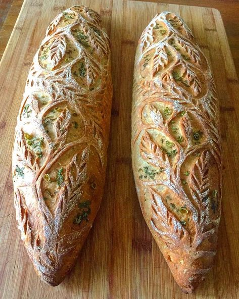 Hand Food Recipes, Bread Scoring, Bread Art, Rye Bread, Think Food, Bread Recipes Homemade, Artisan Bread, Edible Art, Beautiful Food