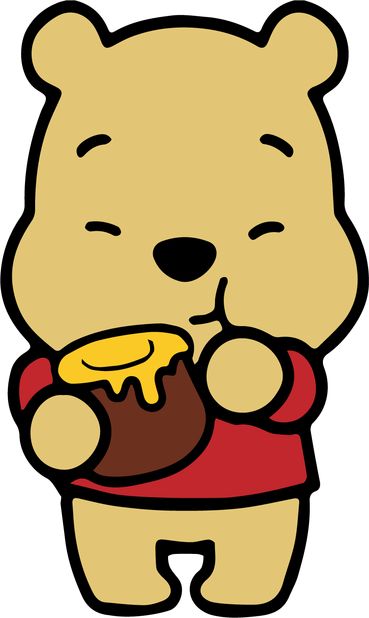 Honey Bear | The Craft Chop Bear Svg, Cute Winnie The Pooh, Bear Drawing, Honey Bear, Scan N Cut, Christmas Drawing, Pooh Bear, Cute Little Drawings, Disney Drawings