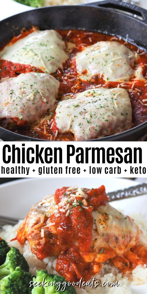 Chicken Parmesan Recipe Healthy, Easy Chicken Breast Recipe, Keto Chicken Parmesan, Chicken Parmesan Recipe Easy, Healthy Chicken Parmesan, Low Calorie Chicken, Chicken Parmesan Recipe, Low Carb Low Fat Recipes, Healthy Remedies