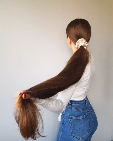 Long Shiny Hair, Long Hair Ponytail, Hair Inspiration Long, Long Healthy Hair, Hair Growing Tips, Long Silky Hair, Long Hair Pictures, Really Long Hair, Luscious Hair