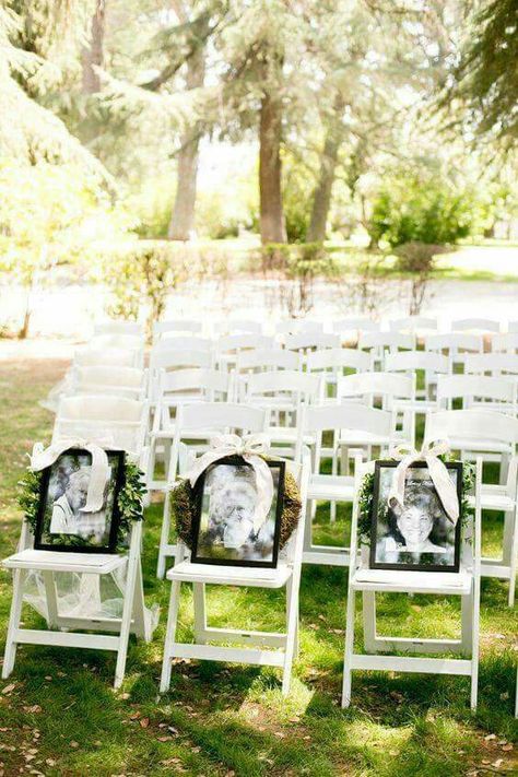 Sentimental Wedding, Future Wedding Plans, Cute Wedding Ideas, Wedding Chairs, Wedding Memorial, Wedding Wishes, Resort Wedding, Wedding Time, Wedding Themes