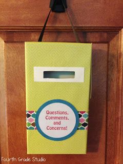 School Counselor Mailbox Ideas, Feedback Box Ideas, Kids Mailboxes, Question Box, School Counseling Office, Shy Kids, Counseling Office, School Climate, Class Organization