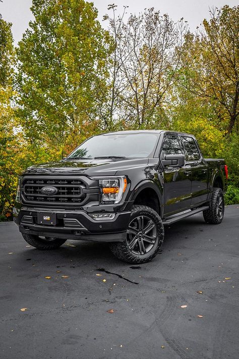 Full vehicle view of a custom 2021 Ford F-150 built for off-road use Truk Ford, New Car Wallpaper, Tokyo Drift Cars, Pickup Car, Ford Trucks F150, Ford Mustang Car, F150 Truck, Pimped Out Cars, Ford Pickup Trucks