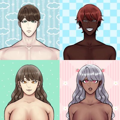 //still a WIP!! i will be adding more features as i go // heres a character creator thats entirely self indulgent so i can make all my ocs in one lol PLEASE TAKE ADVANTAGE OF THE MOVE BUTTONS!!! if you like my art check out my carrd! https://pipurin.carrd.co/ you can use the avatar as your pfp as long as you visibly credit me as @popipurin on insta or @pompipurin on twitter) (please tag me in any posts you make as id love to see what u guys create!💜) you can redraw a character / oc you cr Redraw Your Oc, Will U Go Out With Me, Character Insert Base, Character Twitter Posts, Sims 4 Cc Face Scar, Draw Your Oc As Challenge, Will You Go Out With Me, Draw Ur Oc In This, Oc Creator Template