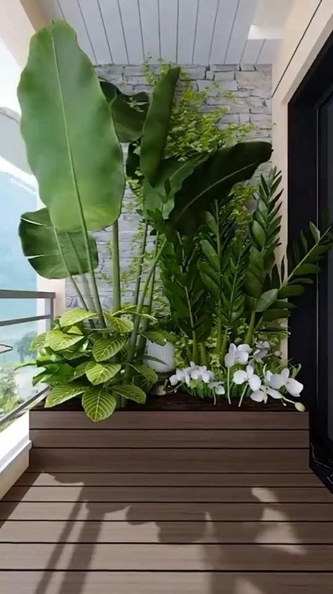 Klein Balkon Decor, Balcon Mic, Balcony Design Ideas, Small Balcony Garden, Terrace Decor, نباتات منزلية, Small Balcony Design, Apartment Plants, Vevey