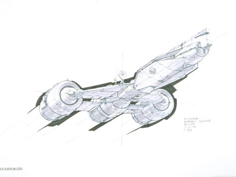 TPM Illustration Corellian Ships, Ray Park, Ship Sketch, Star Wars Spaceships, Phantom Menace, Starship Concept, Sf Art, Science Fiction Movies, Star Wars Vehicles