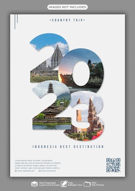 PSD travel destination poster template s... | Premium Psd #Freepik #psd Company Calendar Design Ideas, Elegant Calendar Design, Simple Calendar Design, Company Calendar Design, Calendar Ideas Design, New Year Calendar Design, Calendar Design Ideas Creative, Year Calendar Design, Calendar Poster Design