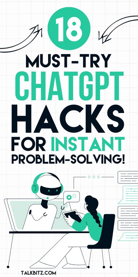 In this blog post, you'll discover 18 ChatGPT hacks for instant problem-solving! From quick tips to clever tricks, level up your problem-solving game with these hacks. #ChatGPT #ProblemSolving #lifehacks Read this for instant problem-solving mastery! Hacking Websites, Nose Picking, Educational Software, Computer Basic, Technology Hacks, Pinterest Affiliate Marketing, Life Hacks Computer, Life Hacks Websites, Computer Basics