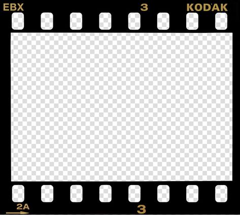 Kodak Film Frame Template, Film Frame Template, Film Border, Border Transparent, Book Transparent, Film Frame, Polaroid Template, Film Effect, Photo Png