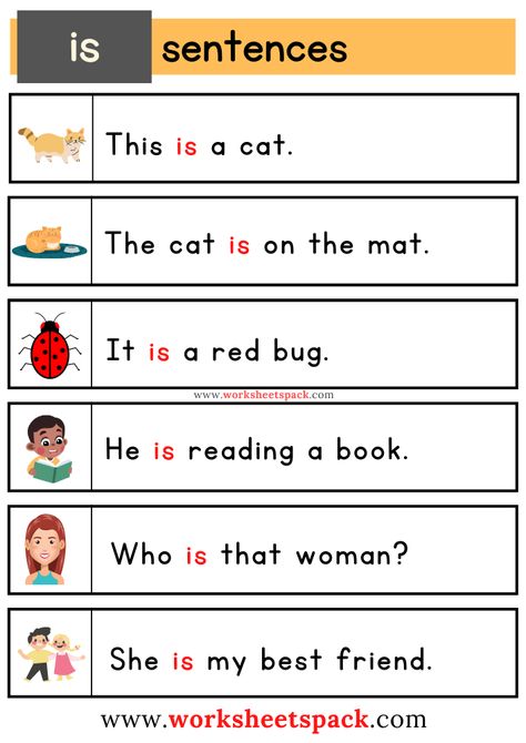 Sight Word Sentences Worksheets with Is Sentence For Kindergarten, Reading Simple Sentences Kindergarten, Simple Reading For Kindergarten, Reading Sentences For Kindergarten, Simple Sentences For Grade 1, Short Sentences For Kids, Sentences For Grade 1, Simple Sentences For Kids, Simple Sentences For Kindergarten