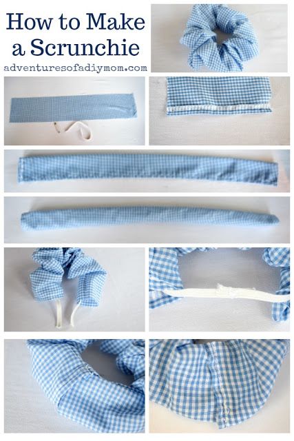 Step-by-step tutorial on how to make a scrunchie. This is such an EASY and inexpensive DIY. You'll never want to pay for a scrunchie again! Syprosjekter For Nybegynnere, Diy Sy, How To Make Scrunchies, Projek Menjahit, Diy Hair Scrunchies, Corak Menjahit, Haine Diy, Scrunchies Diy, Astuces Diy