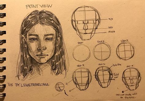 learn basic head proportion in 3 different angles/views using Loomis Method Face Proportions, Sketching Tips, Art Tools Drawing, Sketches Tutorial, Different Angles, Easy Drawings Sketches, Realistic Art, Hand Art Drawing, Anatomy Art