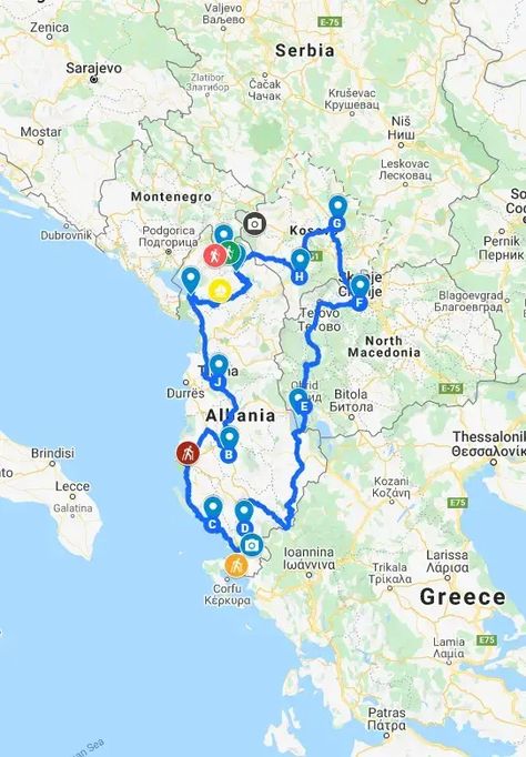 The Perfect South Balkans Travel Itinerary: Albania, North Macedonia, Kosovo | Johnny Africa Africa Itinerary, Albania Travel, Balkans Travel, North Macedonia, The Balkans, Corfu Greece, Travel Board, Macedonia, 60th Birthday