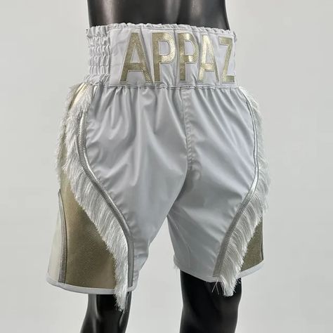 Boxing Trunks, Boxing Shorts, White Tassel, Fallout, Boxing, 6 Months, Color Change, Road, Hair